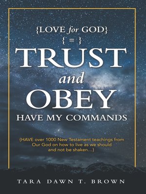 cover image of Trust and Obey